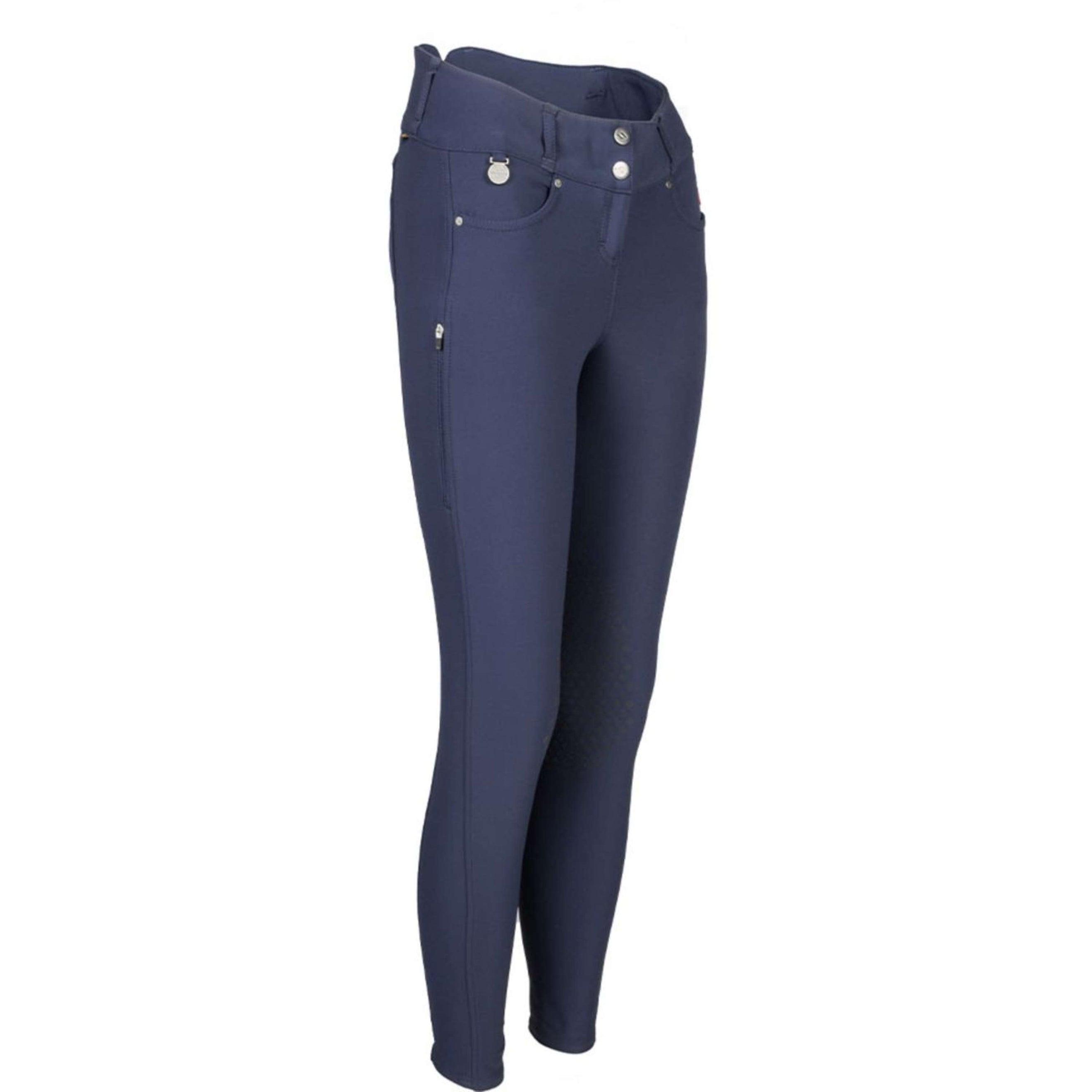 Back on Track Reithose Julia Knie Grip Blau