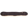 BR Sattelgurtschoner Dressur Sheepskin Schafsfeel Vorgeformt Schwarz/Naturell