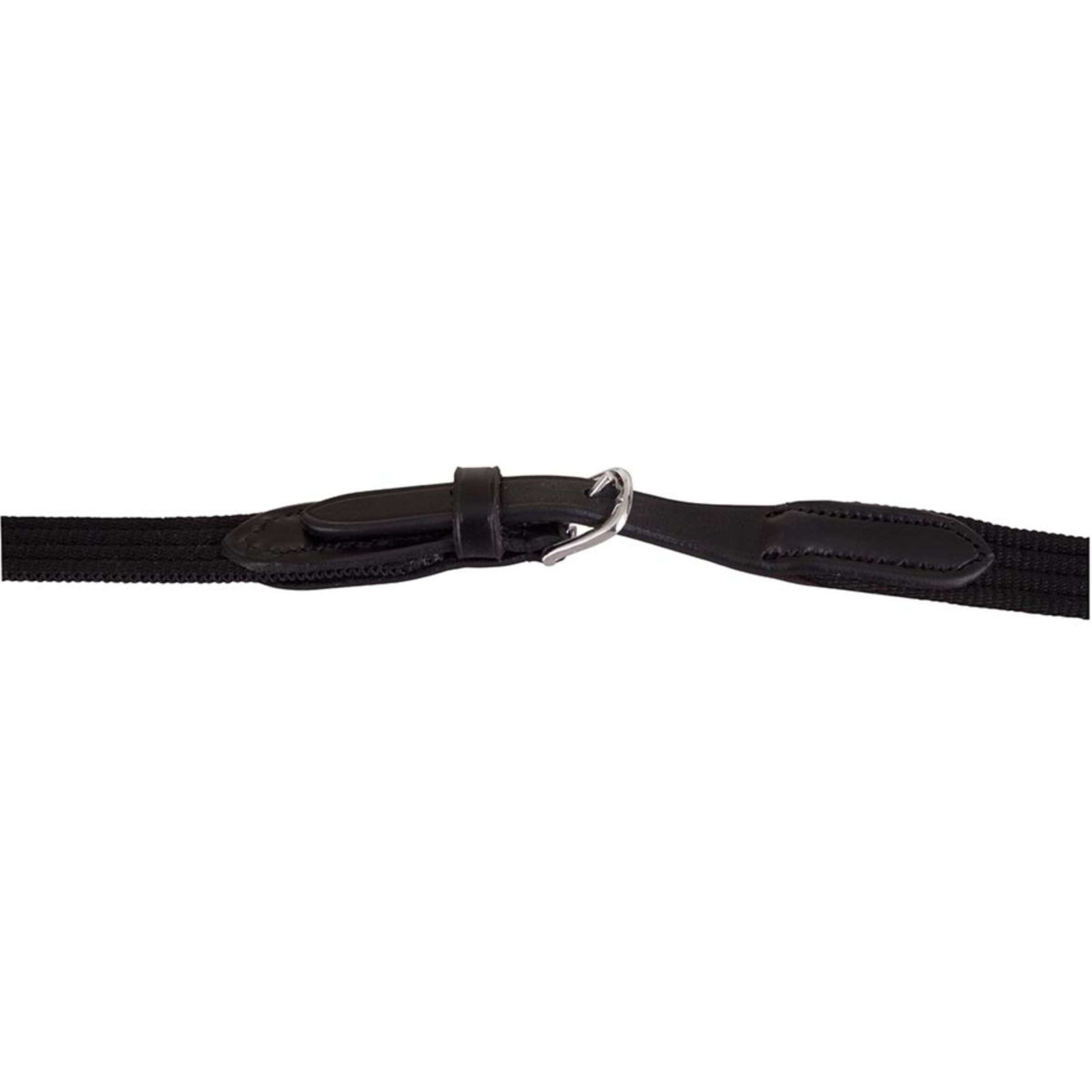 BR Zügel Leinen 19mm Runde Schnalle Schwarz/Silber BR Zügel Leinen 19mm Runde Schnalle Schwarz/Silber