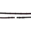 BR Zügel Leinen 19mm Anti-Slip E Verschluss Schwarz/Silber