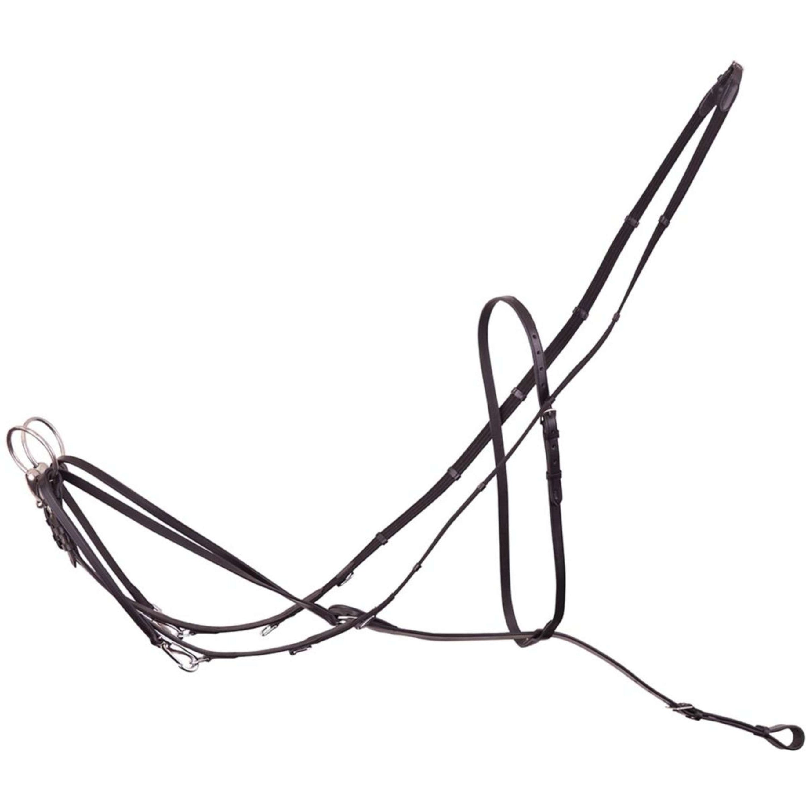 Premiere Thiedemannzügel mit Martingal Schwarz Premiere Thiedemannzügel mit Martingal Schwarz