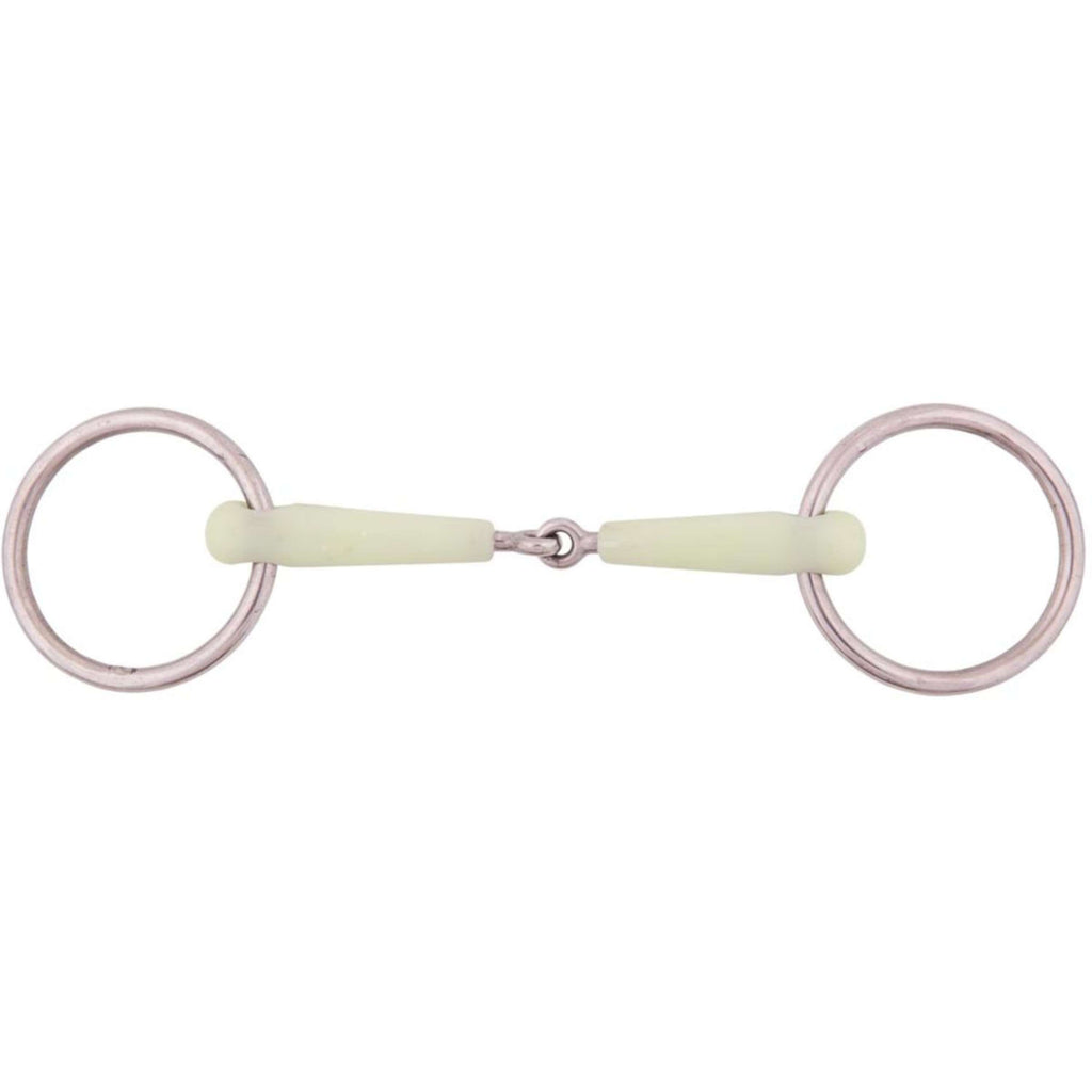 BR einf geochene Wassertrense Pony Apple Mouth 15mm Edelstahl
