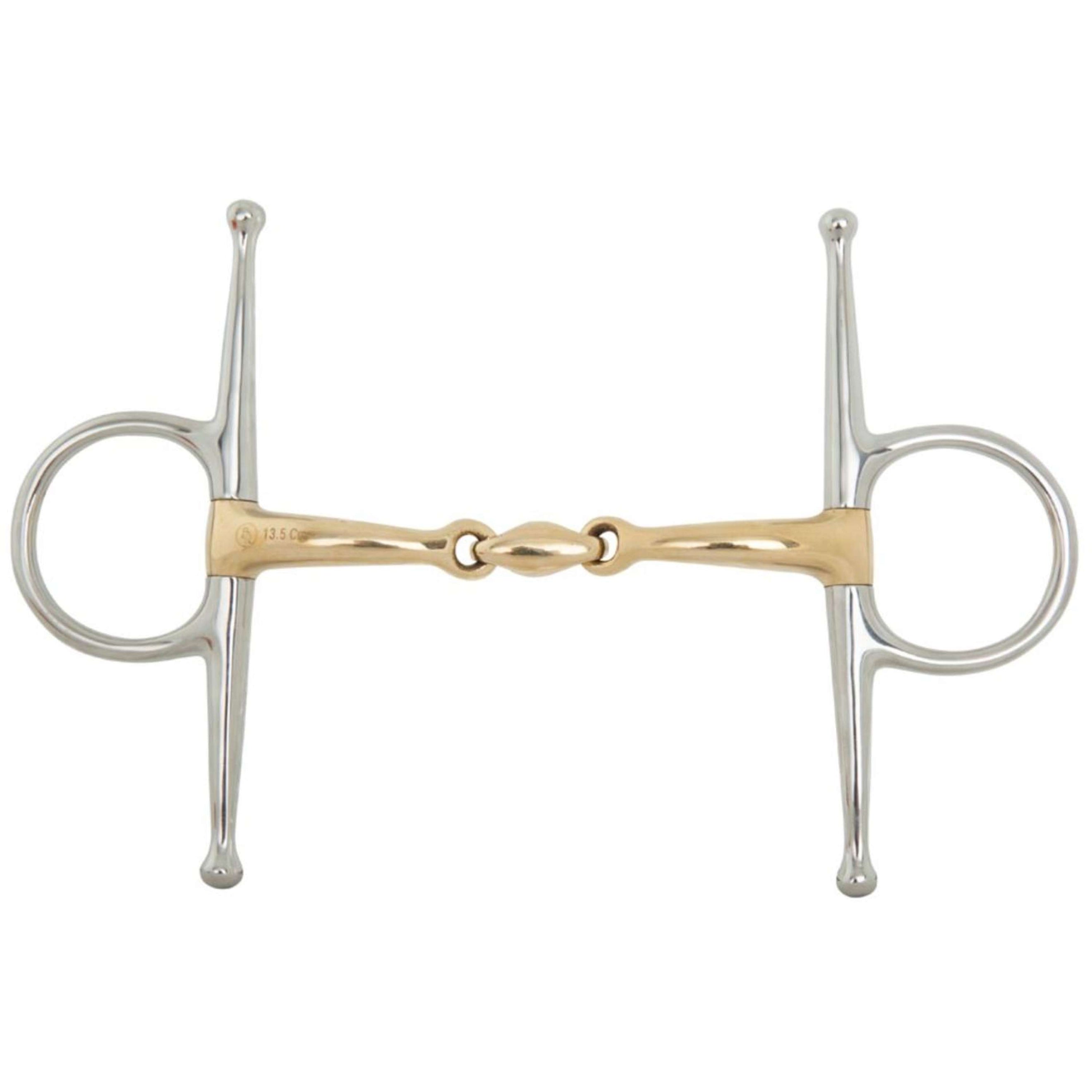 BR Knebeltrense Soft Contact Gebogen Doppelt Gebrochen 14/165mm