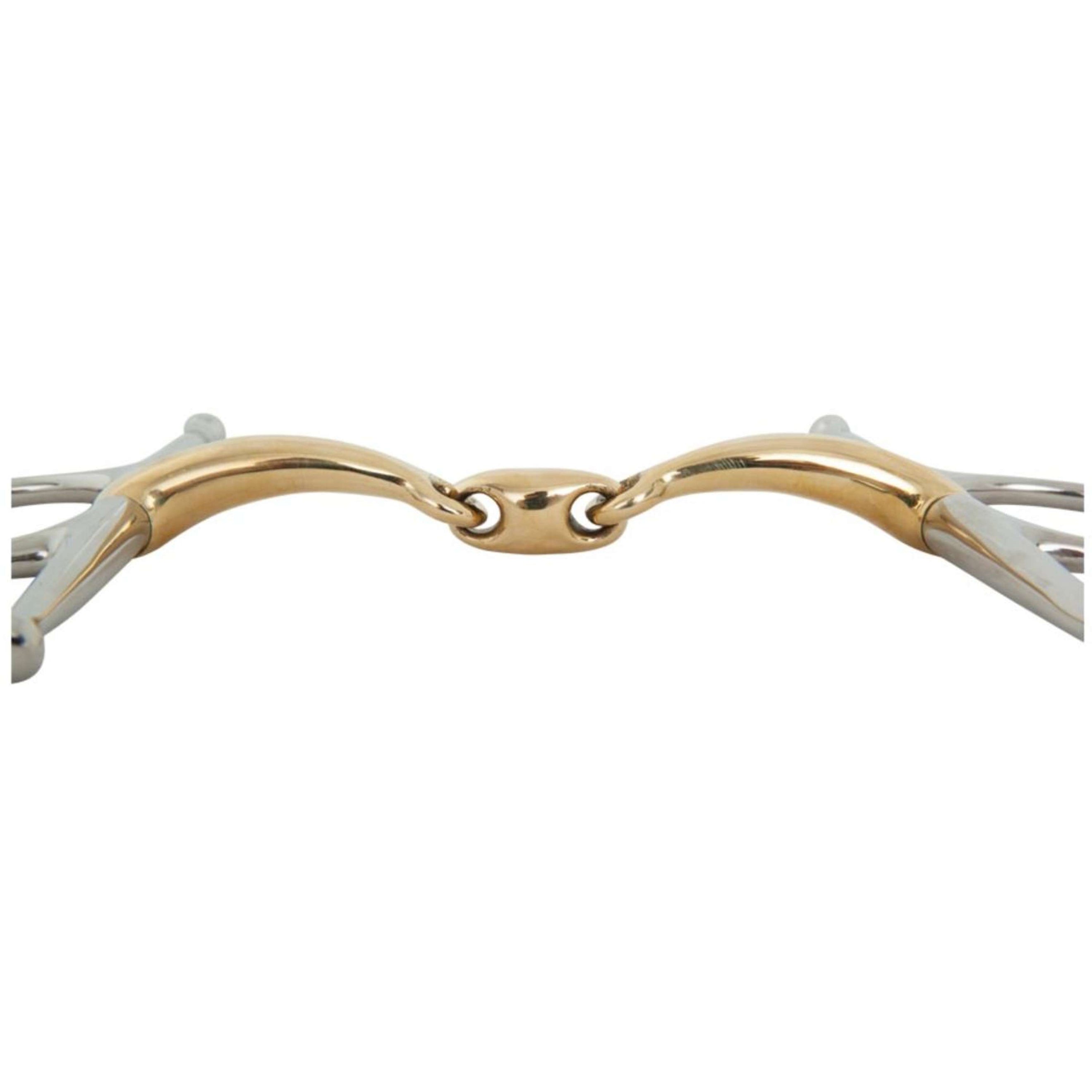 BR Knebeltrense Soft Contact Gebogen Doppelt Gebrochen 14/165mm BR Knebeltrense Soft Contact Gebogen Doppelt Gebrochen 14/165mm