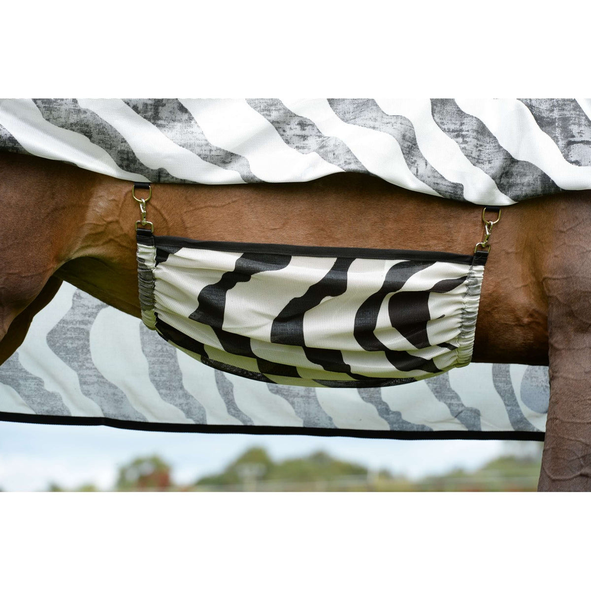 Bucas Buzz-Off Belly Pad Zebra