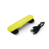 Beeztees Sicherheitslichtstrip Safety Gear mit USB Silikon für Laufleine Gelb