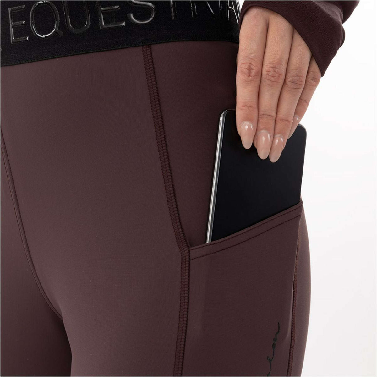 BR Reitleggings Faiga Full Grip Fudge