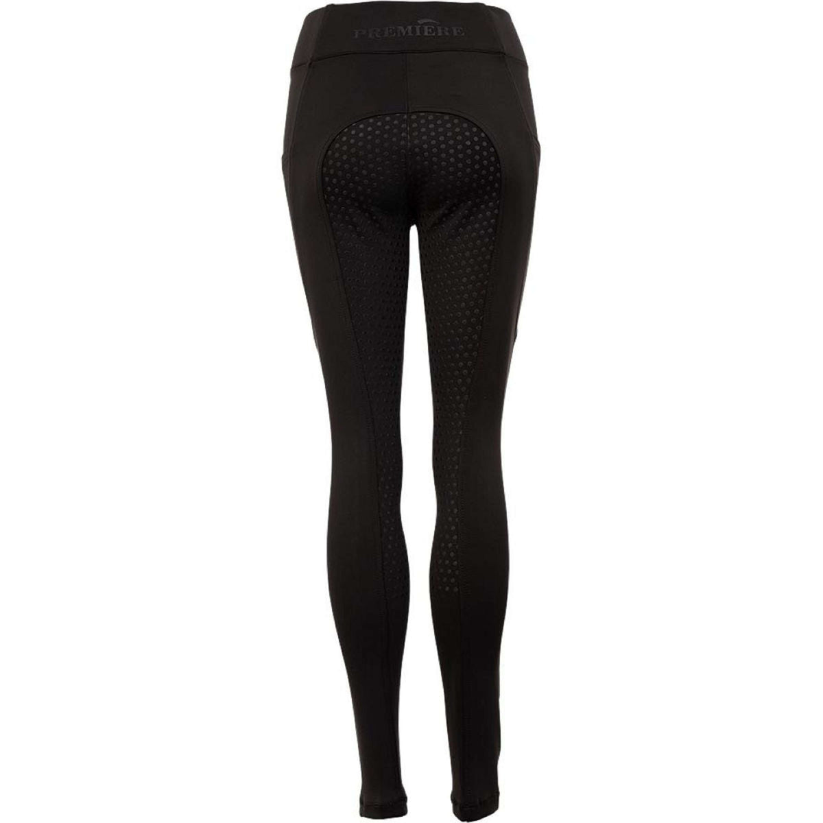 Premiere Reitleggings Bouvardia Silikon Besatz Schwarz