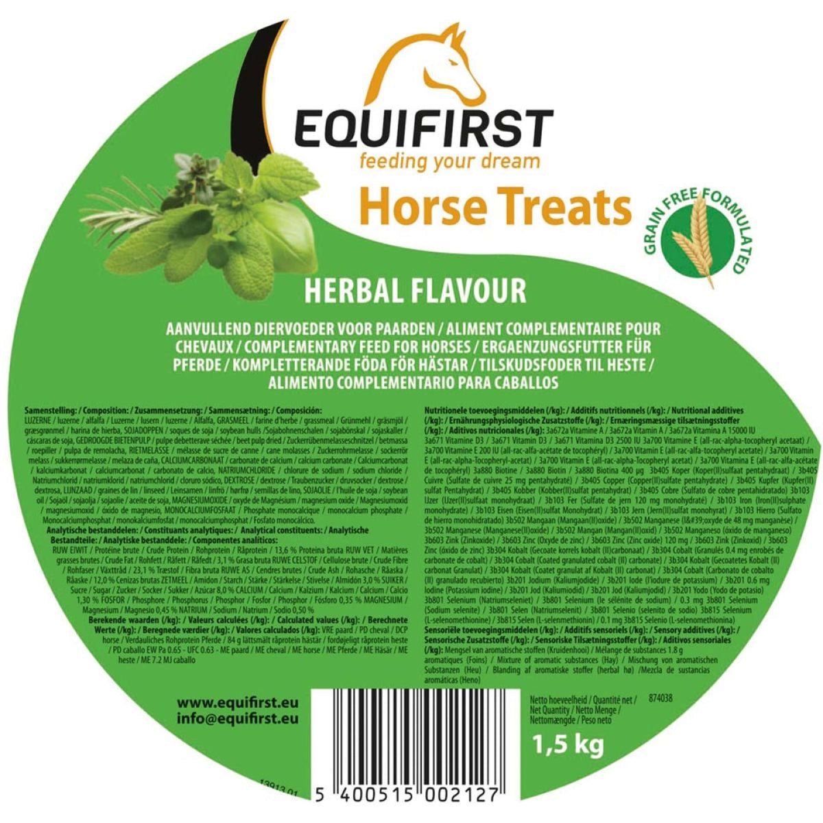 Equifirst Horse Treats Herbal