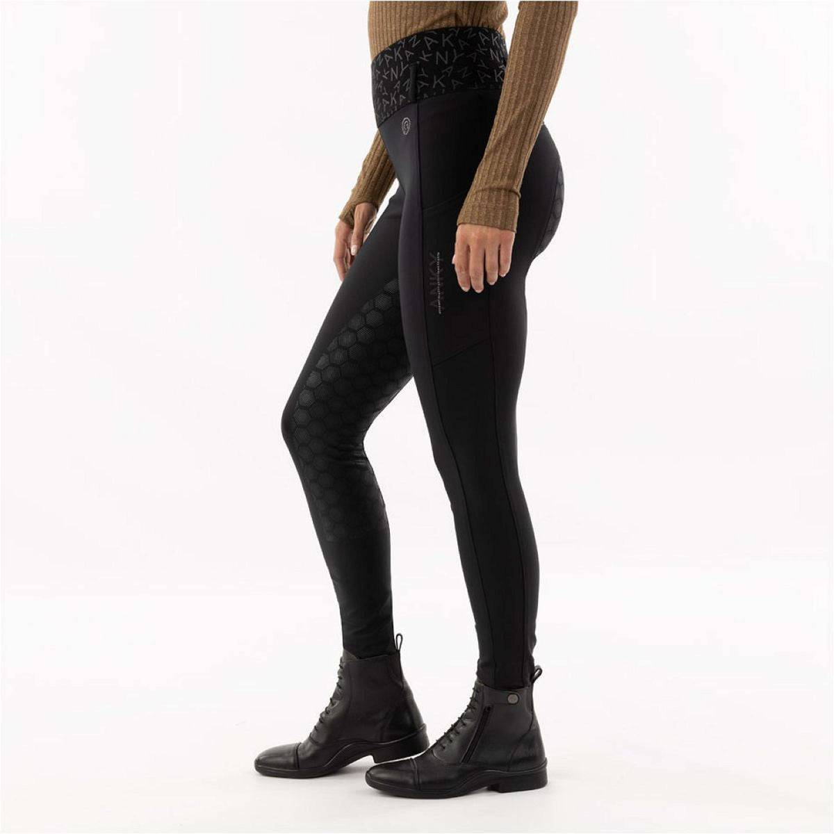 ANKY Reitleggings Vibrance XR242104 Full Grip Schwarz