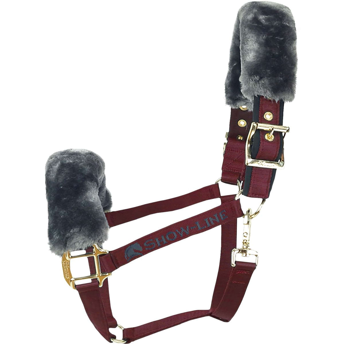 Bucas Halfter Show-Line Burgundy/Black