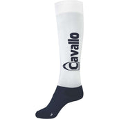 Cavallo Socken CavalSimo C Weiß/Dunkelblau