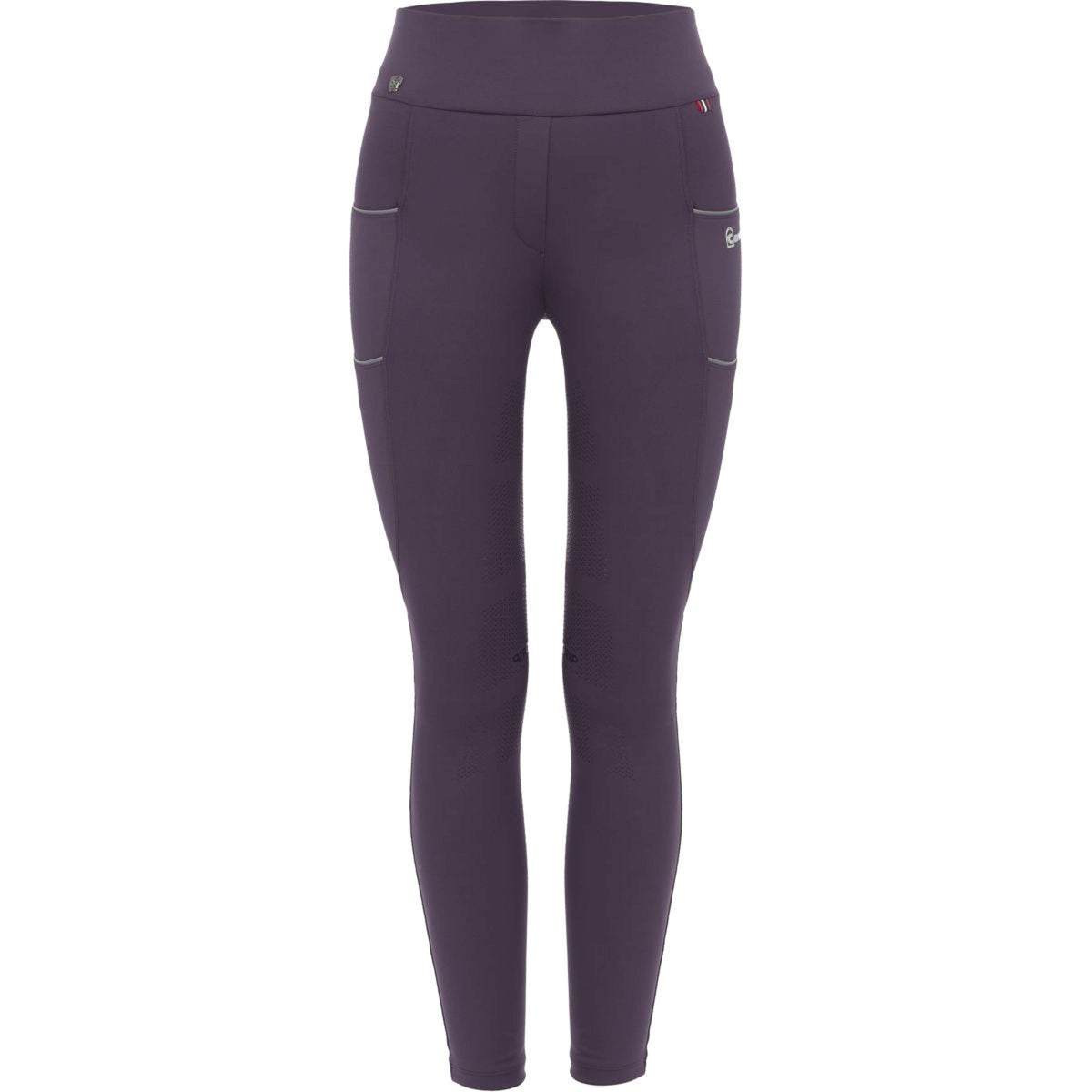 Cavallo Reitleggings Lana Grip RL Pflaumenfarben