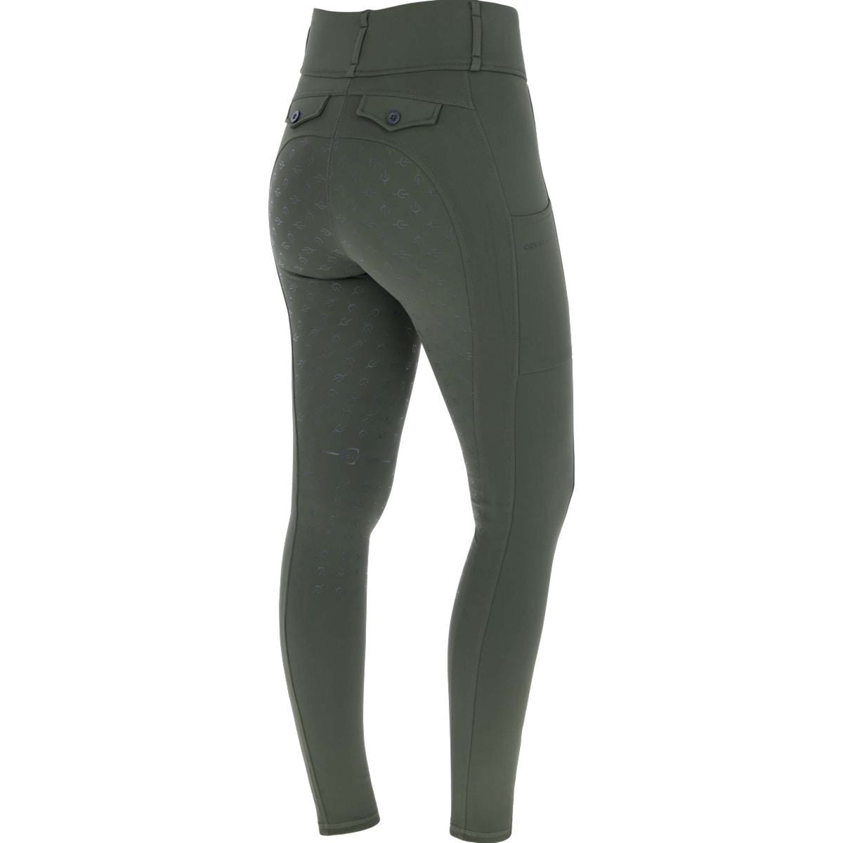 Covalliero Reitleggings AW24 Full Grip Opal Green