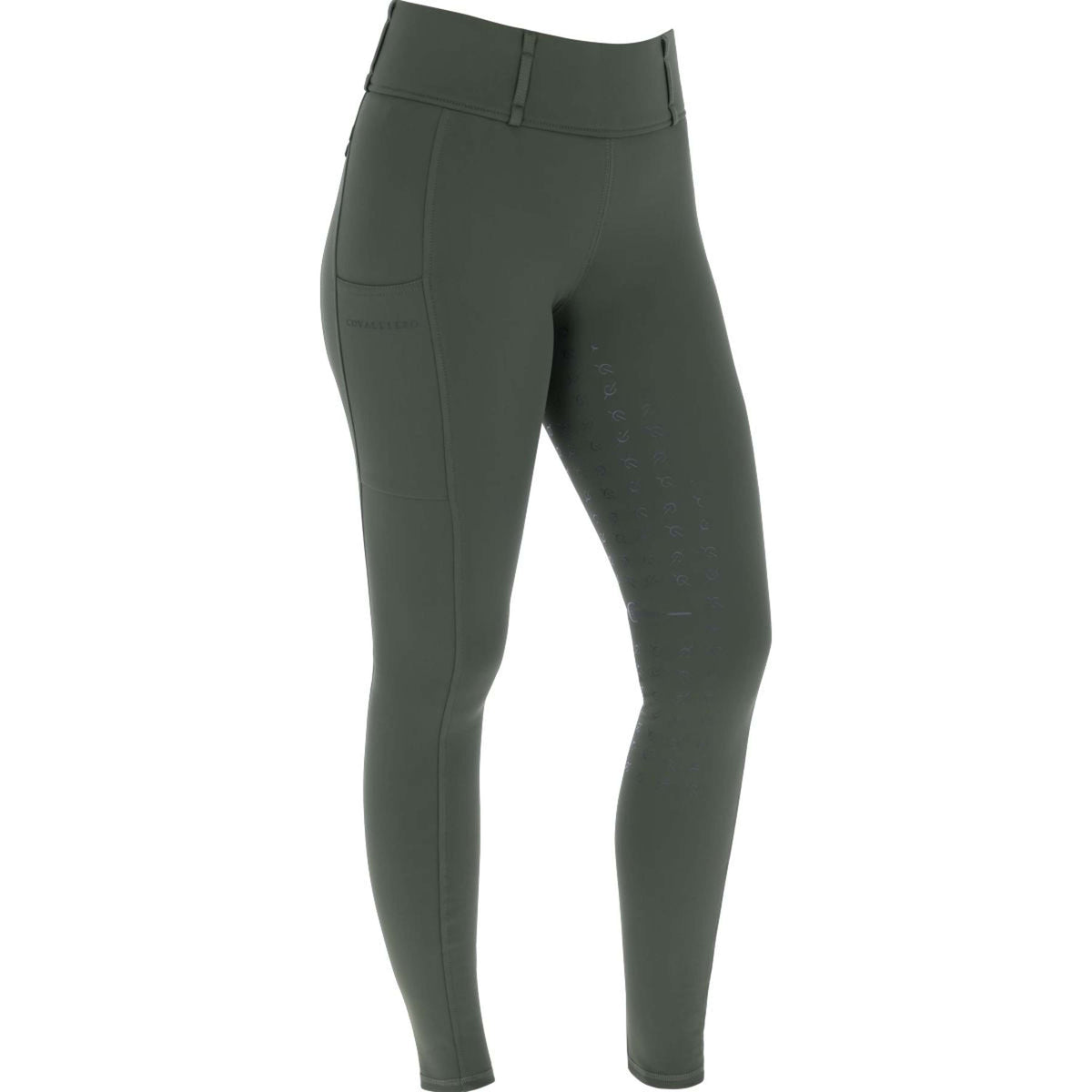 Covalliero Reitleggings AW24 Full Grip Opal Green