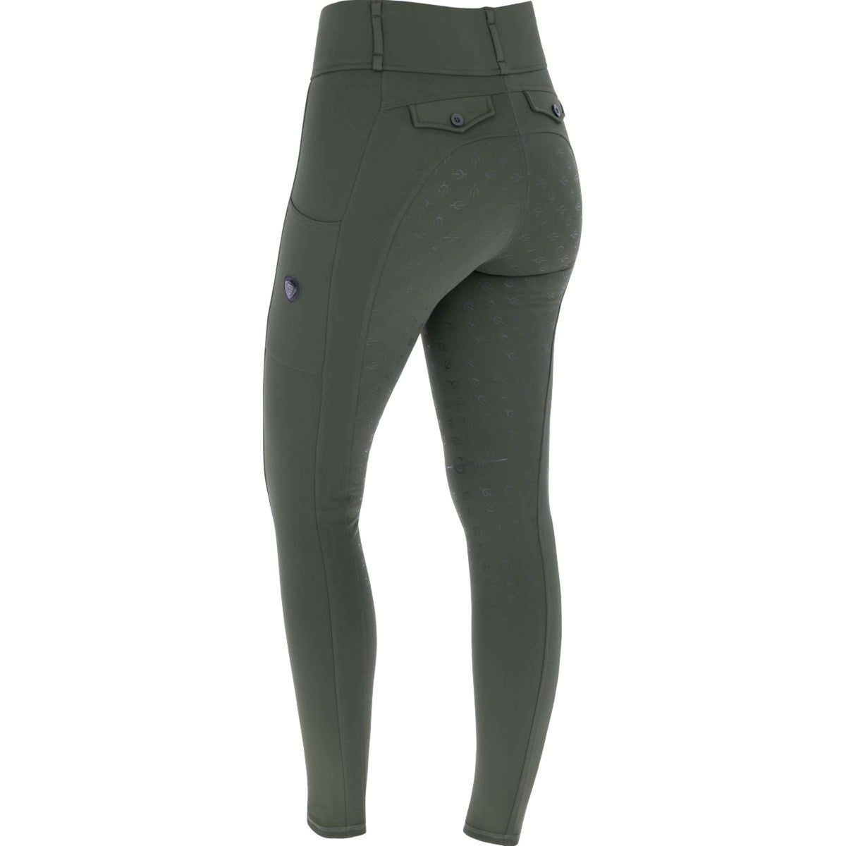 Covalliero Reitleggings AW24 Full Grip Opal Green