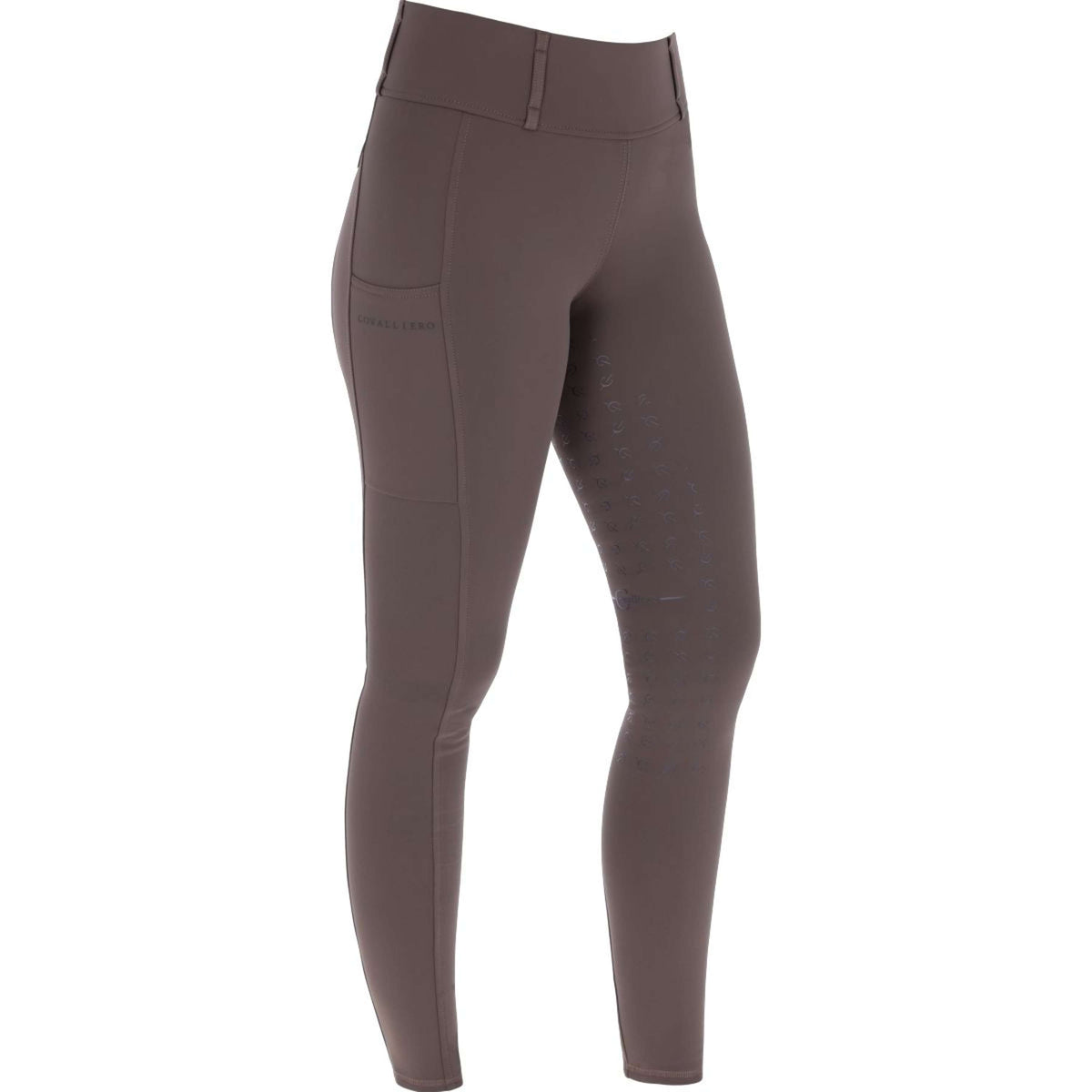 Covalliero Reitleggings AW24 Full Grip Kaffee