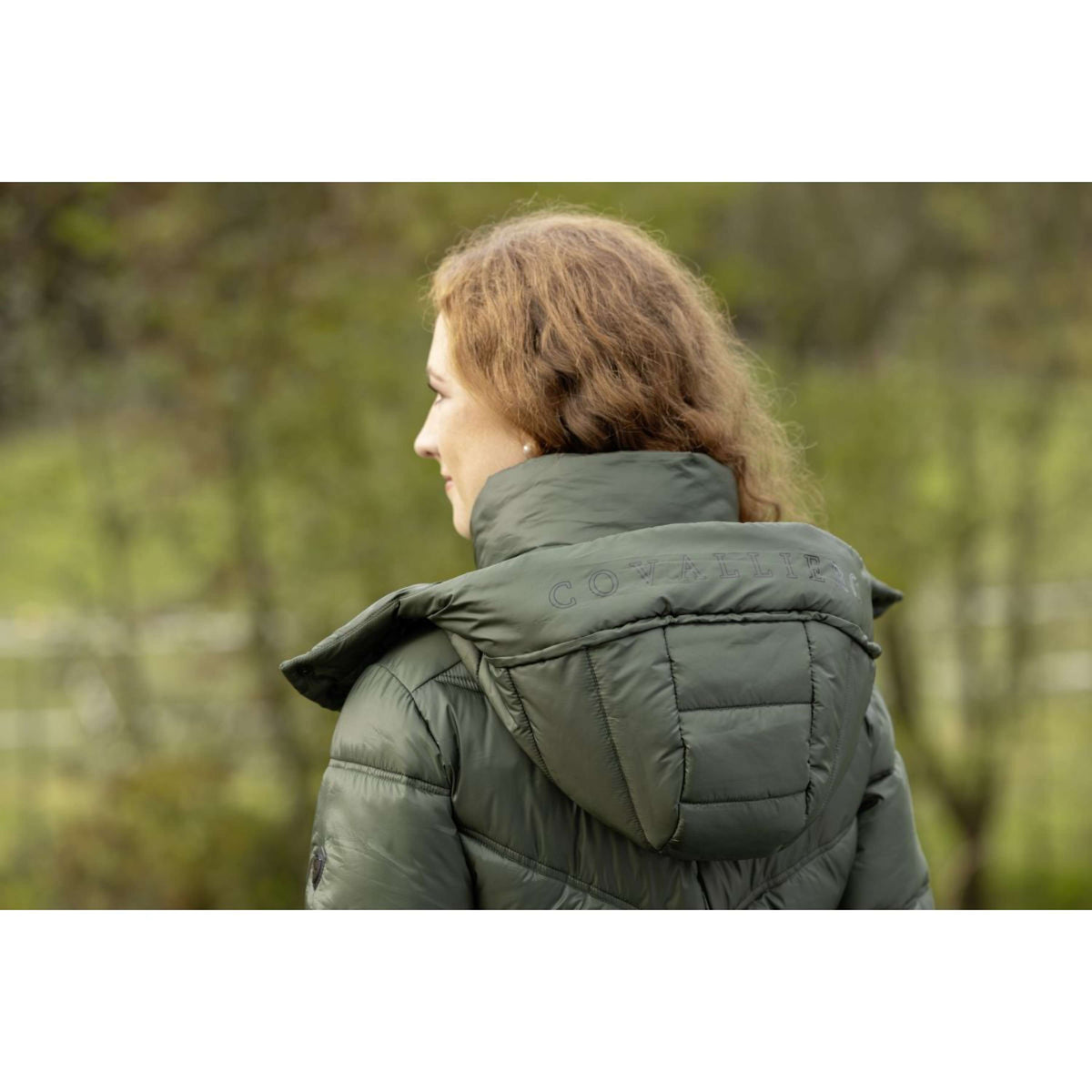 Covalliero Jacke AW24 Lang Opal Green