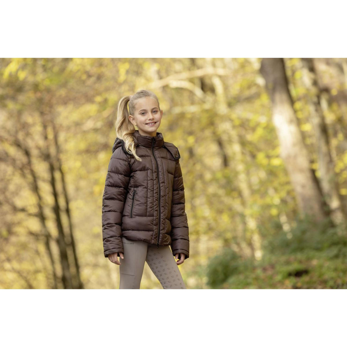 Covalliero Jacke AW24 Kinder Kaffee