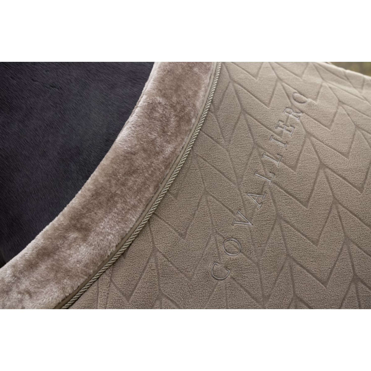 Covalliero Fleecedecke AW24 Taupe