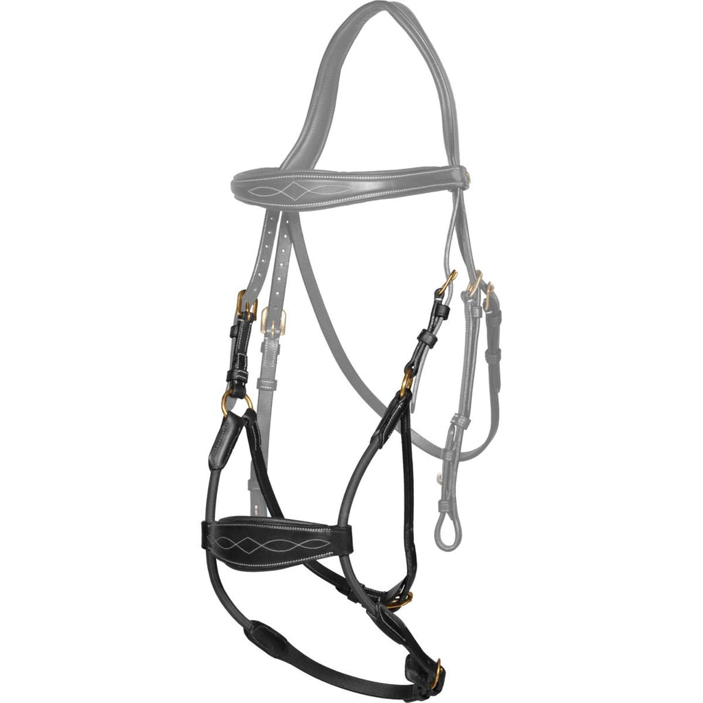 Dyon Reithalfter Hybrid Elastisch Schwarz