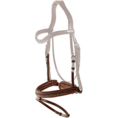 Dyon Reithalfter Flash Pull-Back Geflochten Braun