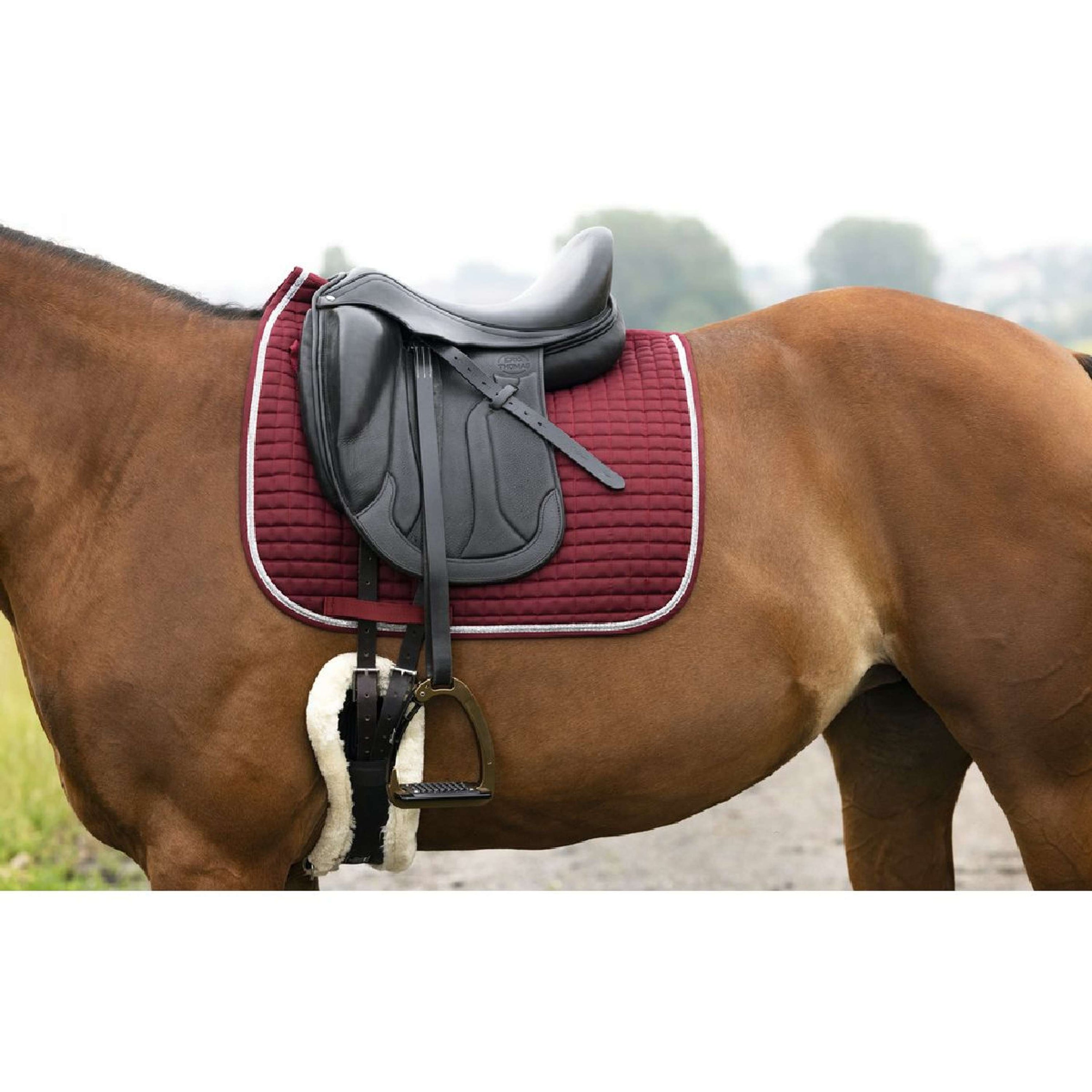 Riding World Schabracke Girly Dressur Bordeaux Riding World Schabracke Girly Dressur Bordeaux