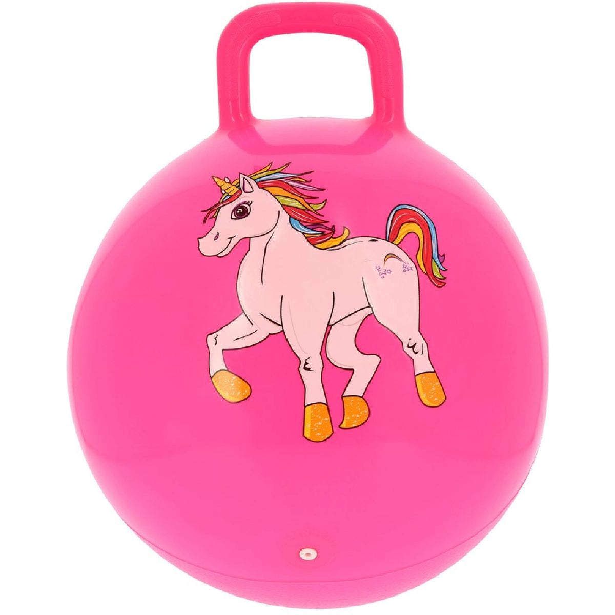 Equi-kids Skippyball Unicorn Neon Rosa