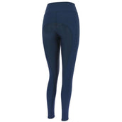 EQUITHÈME Reitleggings Dolomyt Pull-On Silikon Besatz Kids Marineblau