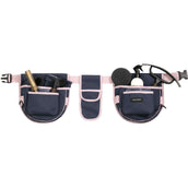 EQUITHÈME Grooming Leine Navy/Pink