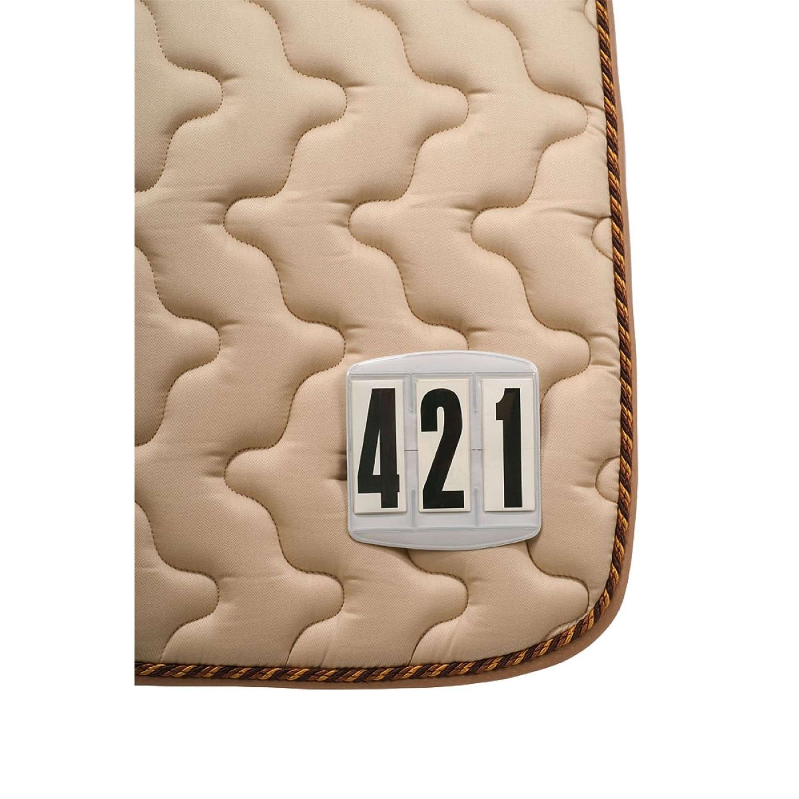 EQUITHÈME Startnummer 3 Zahlen mit Klettverschluss