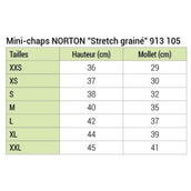 Norton Minichaps Stretch Grain Braun