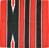 Randol's Navajo Show Blanket Rot/Schwarz/Weiß
