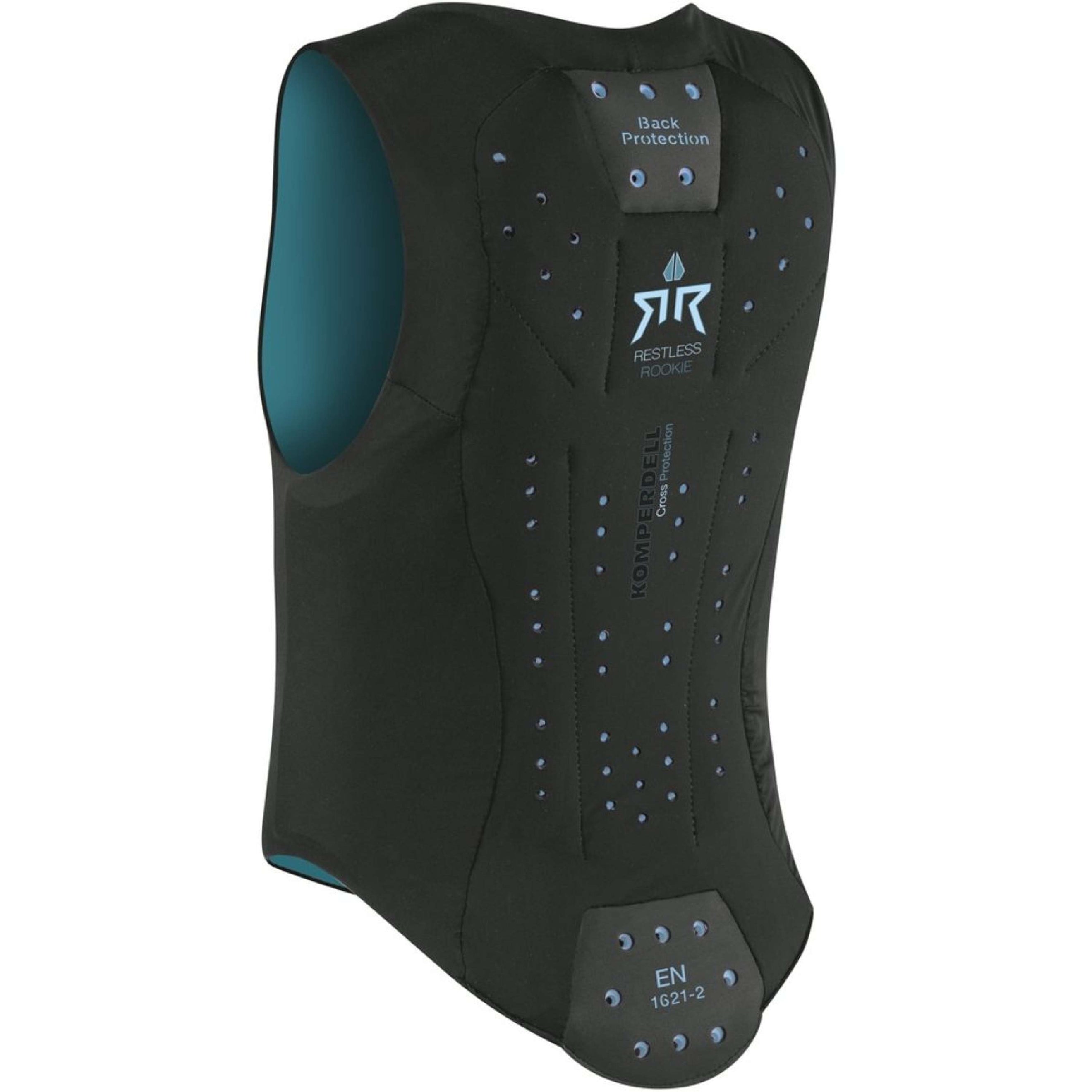 Komperdell Rückenprotector Junior Schwarz/Blau Komperdell Rückenprotector Junior Schwarz/Blau