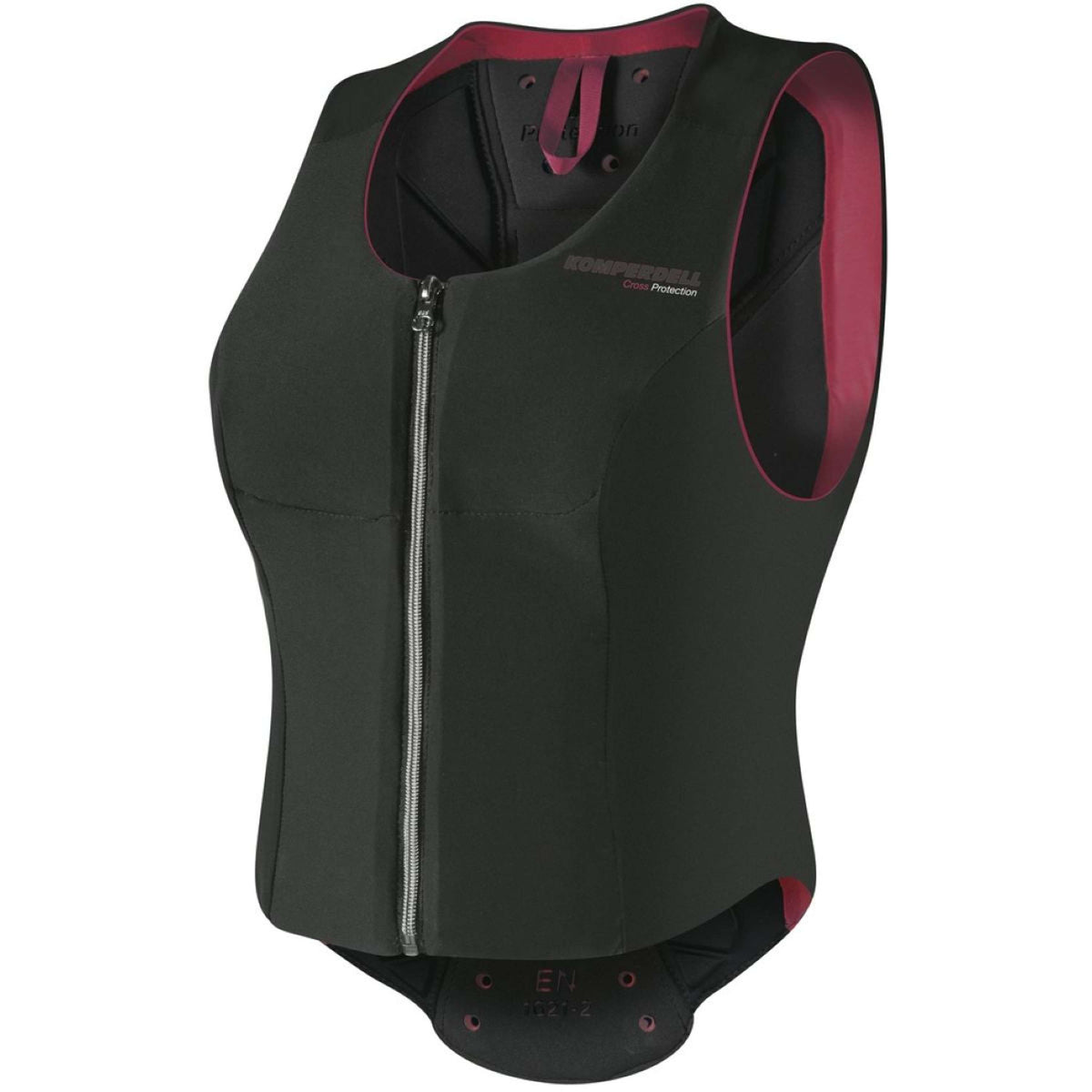 Komperdell Rückenprotector Flexfit Lady Schwarz/Koralle