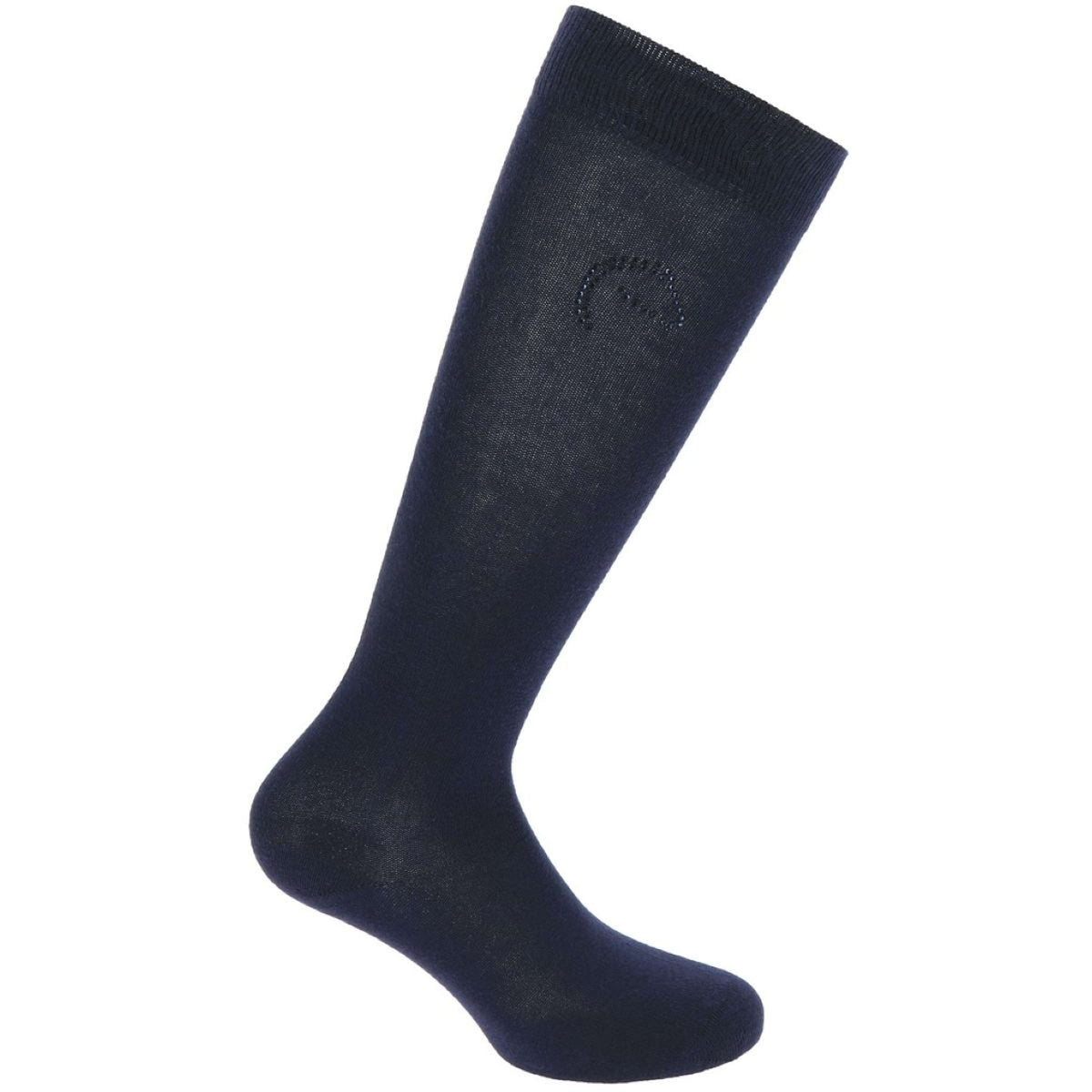 EQUITHÈME Socken Logo Marineblau