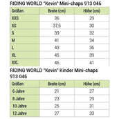 Riding World Minichaps Kevin Kids Schwarz