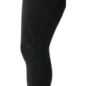 EQUITHÈME Reitleggings Tea Pull-On Silikon Kniebesatz Schwarz/Jeans