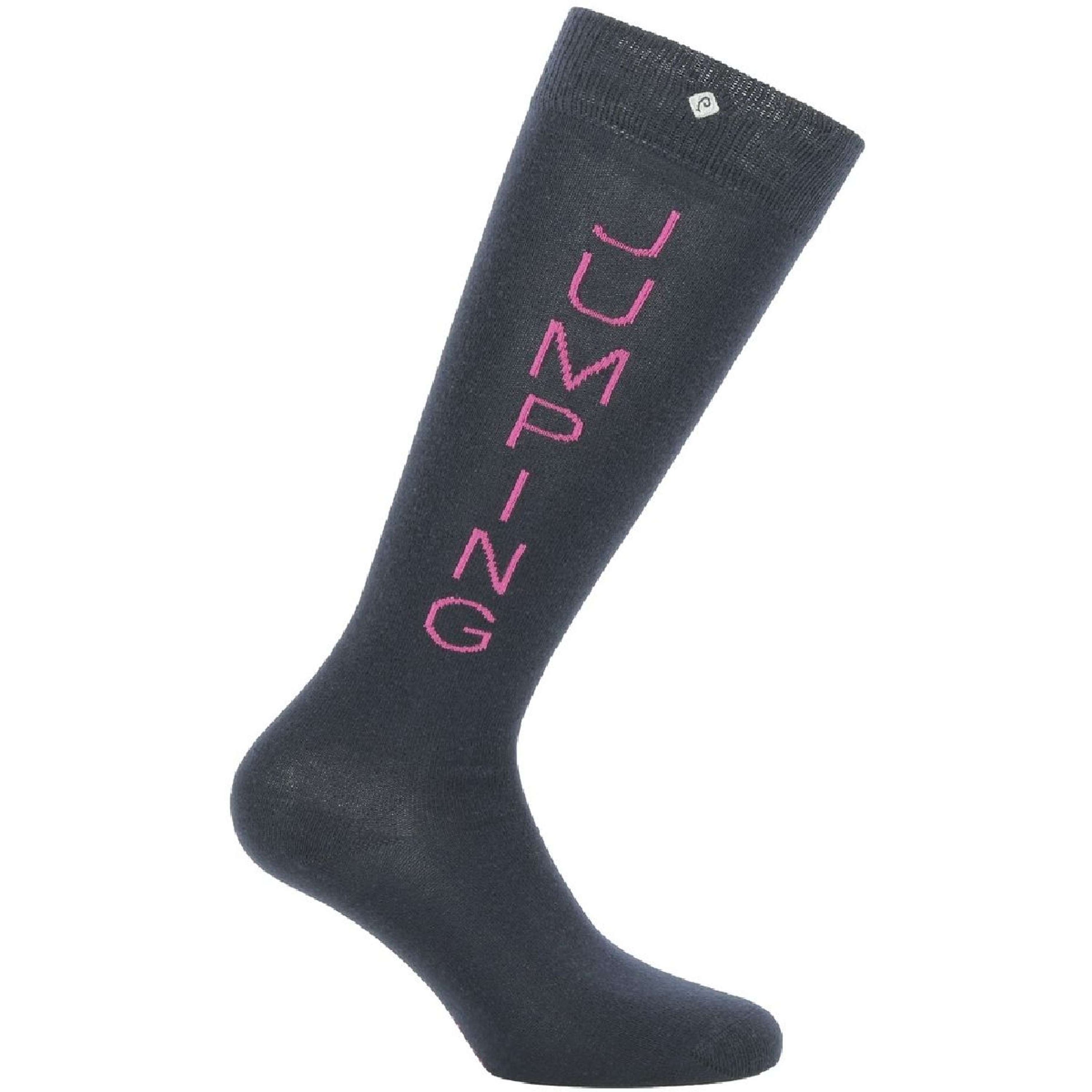 EQUITHÈME Socken Jumping navy/fuchsia