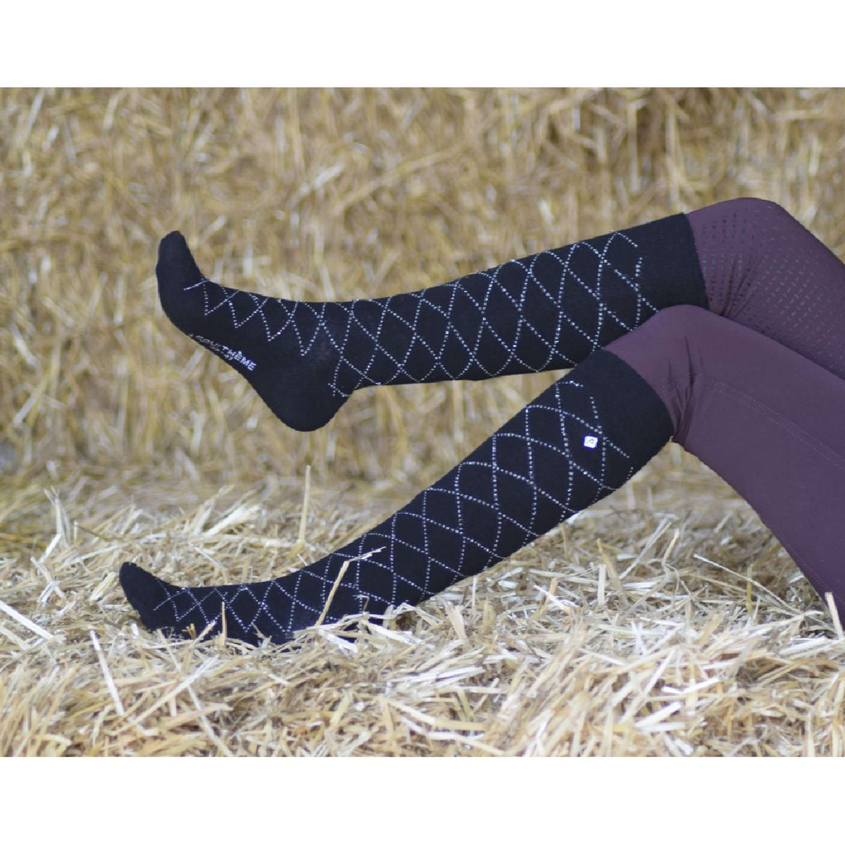 EQUITHÈME Socken Résille Schwarz