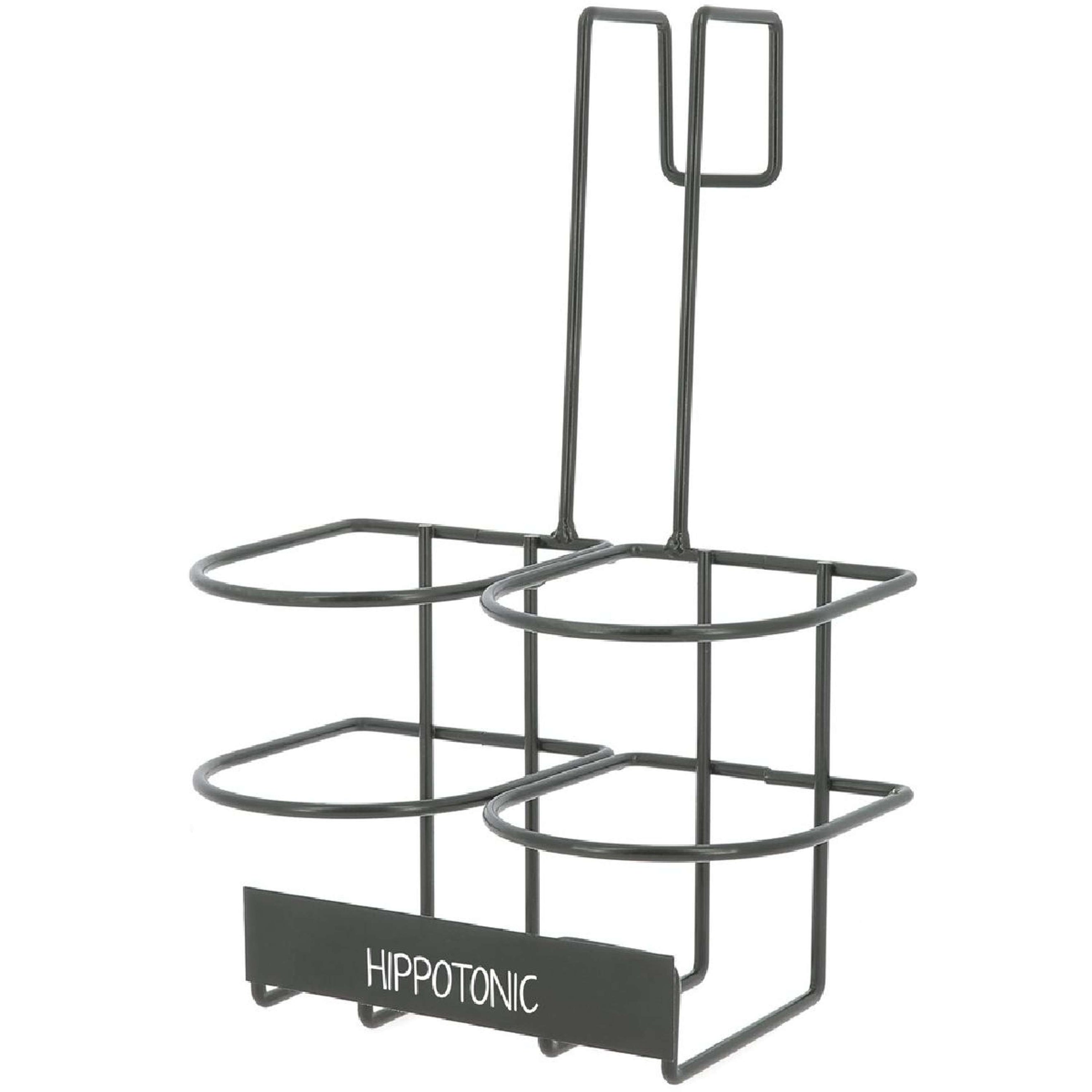 Hippotonic Flaschenhalter mit Haken Schwarz