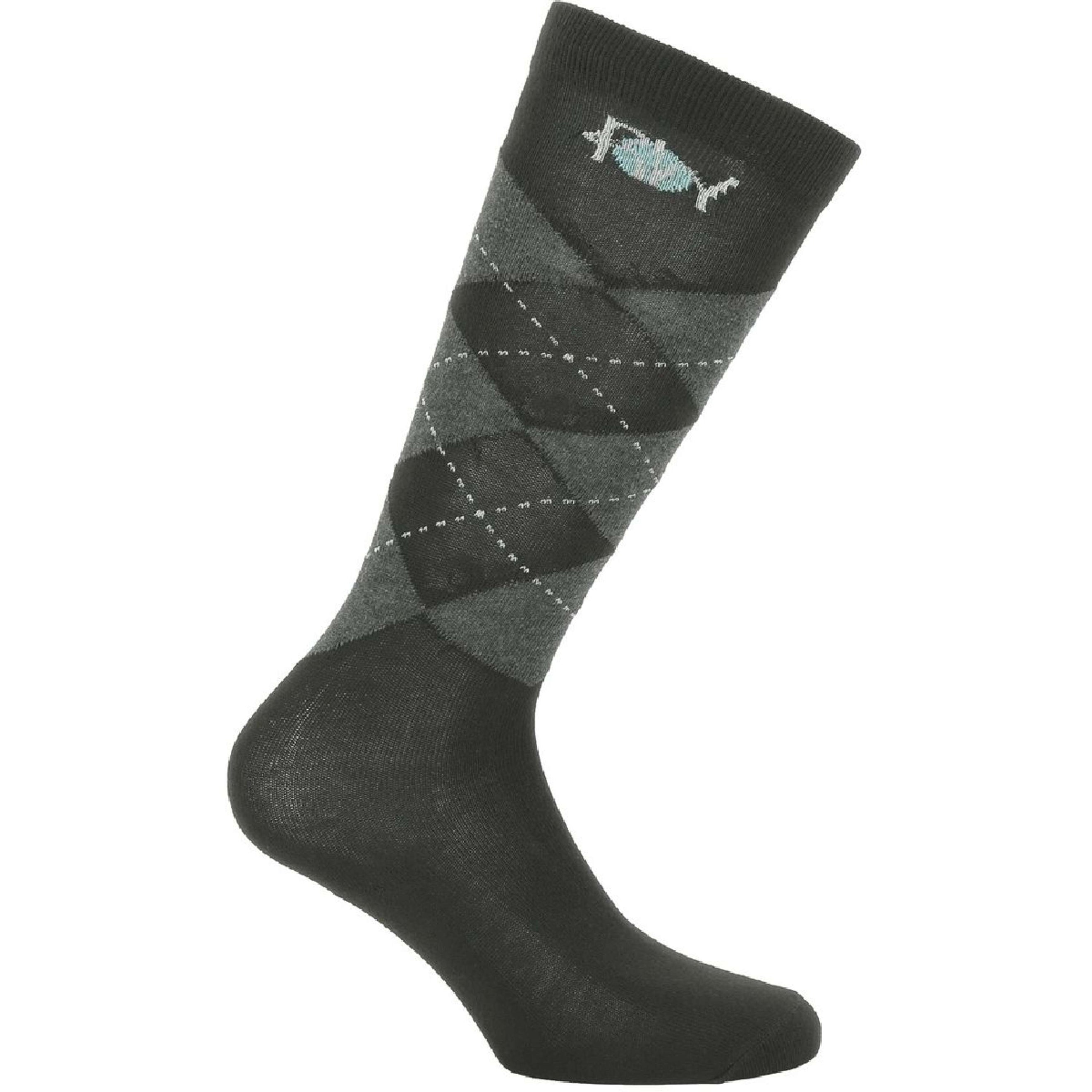 Riding World Socken Losange Schwarz