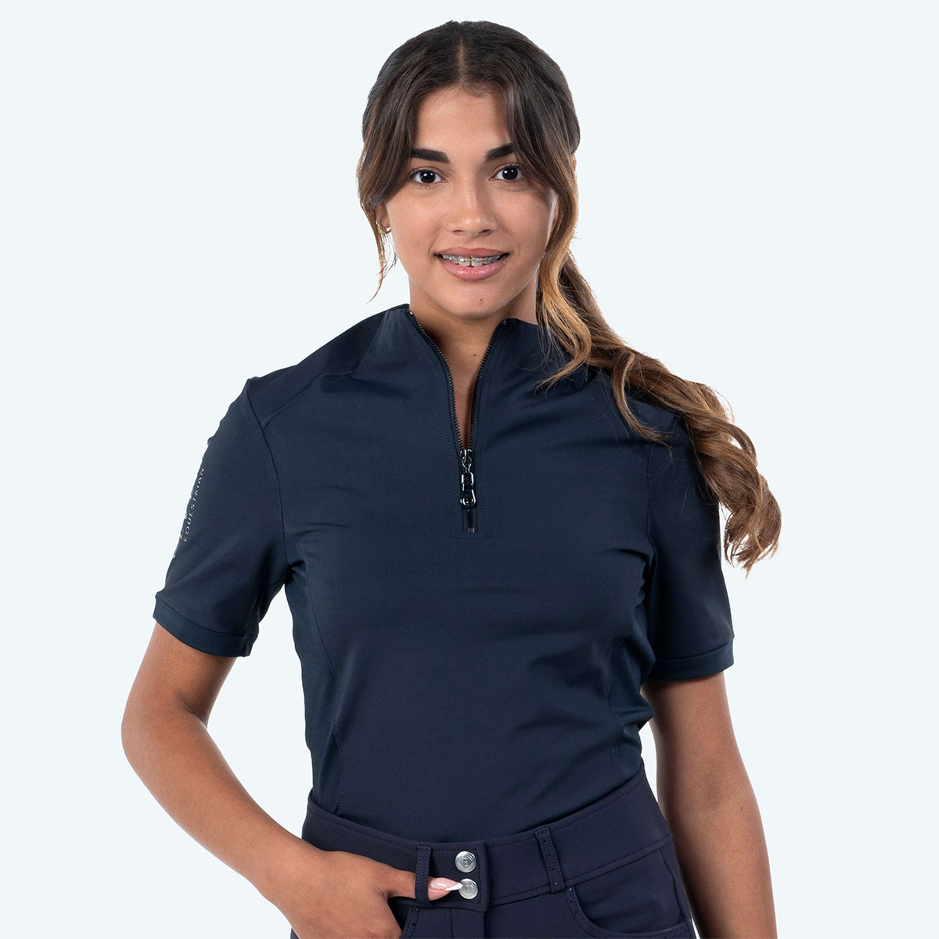 Elvera Equestrian Trainingsshirt EEVexa Kurze Ärmel Navy