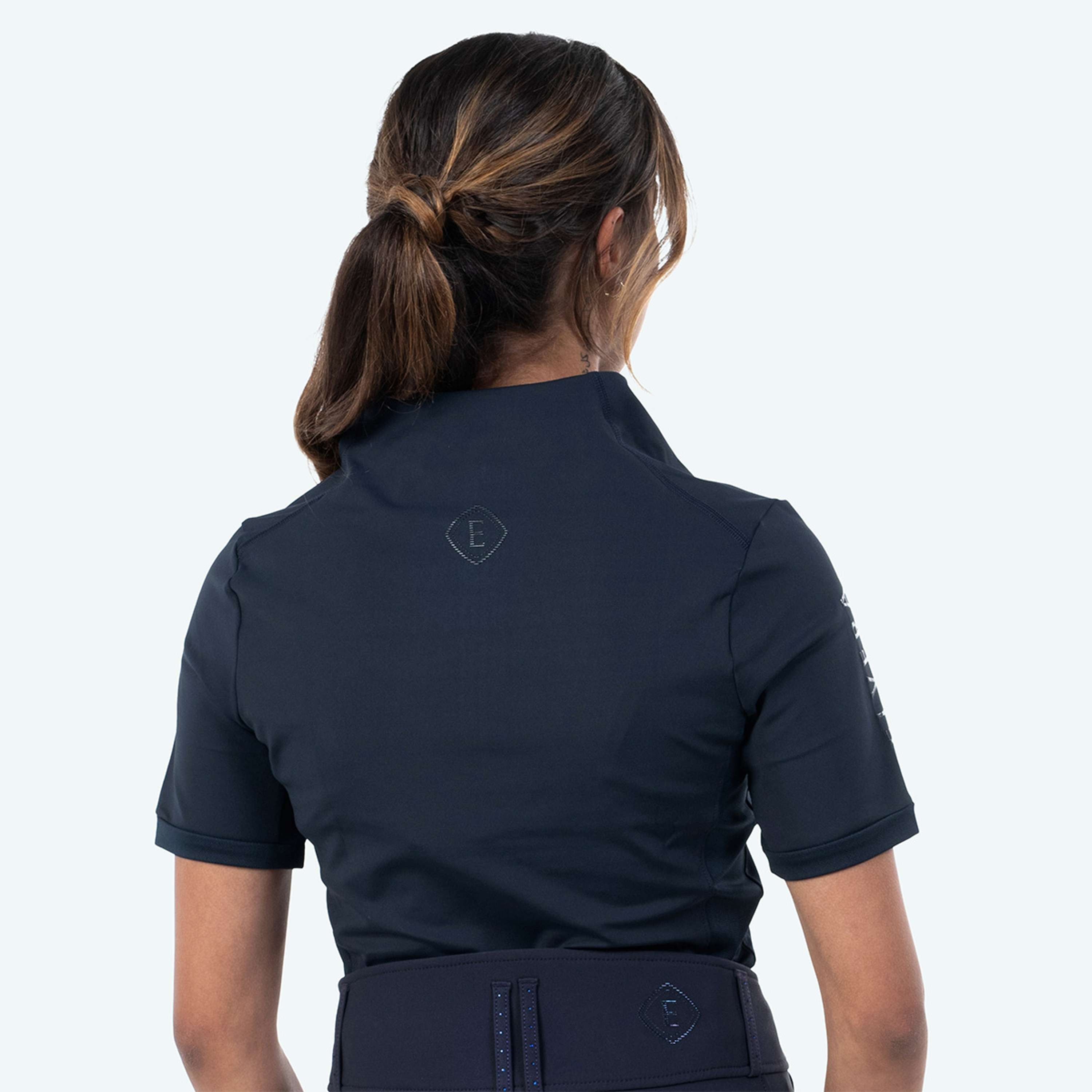 Elvera Equestrian Trainingsshirt EEVexa Kurze Ärmel Navy