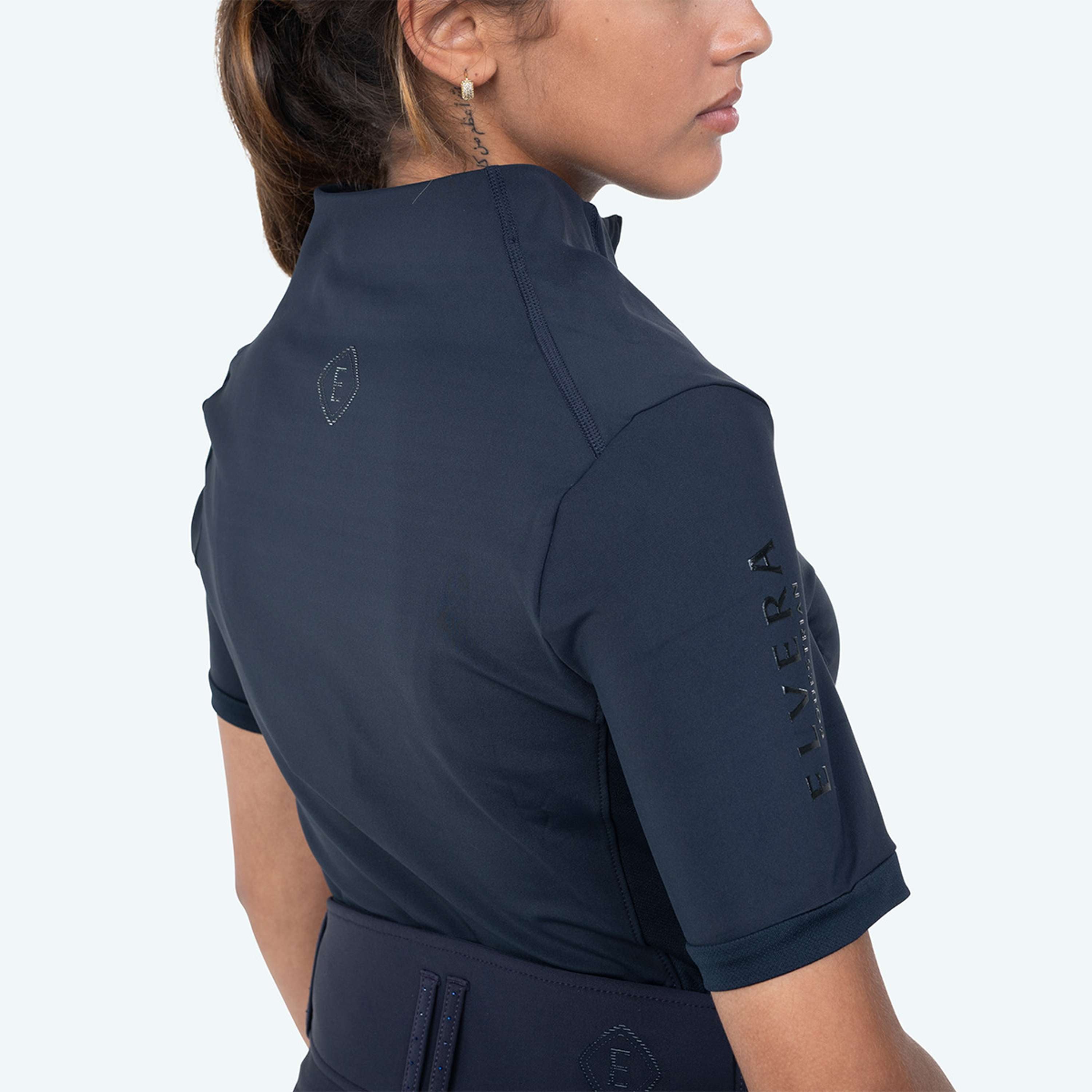Elvera Equestrian Trainingsshirt EEVexa Kurze Ärmel Navy