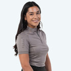 Elvera Equestrian Trainingsshirt EEVexa Kurze Ärmel Walnuss