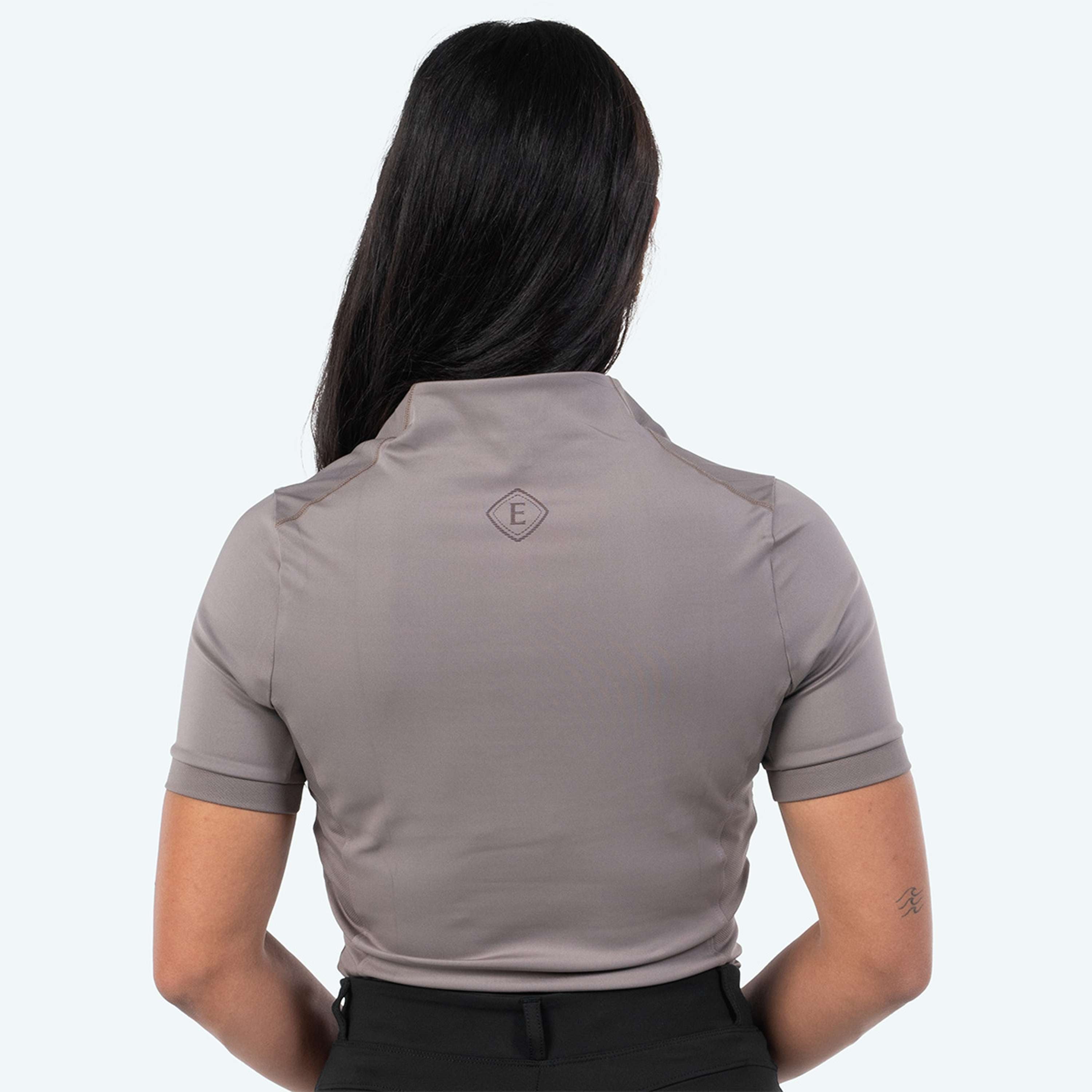 Elvera Equestrian Trainingsshirt EEVexa Kurze Ärmel Walnuss