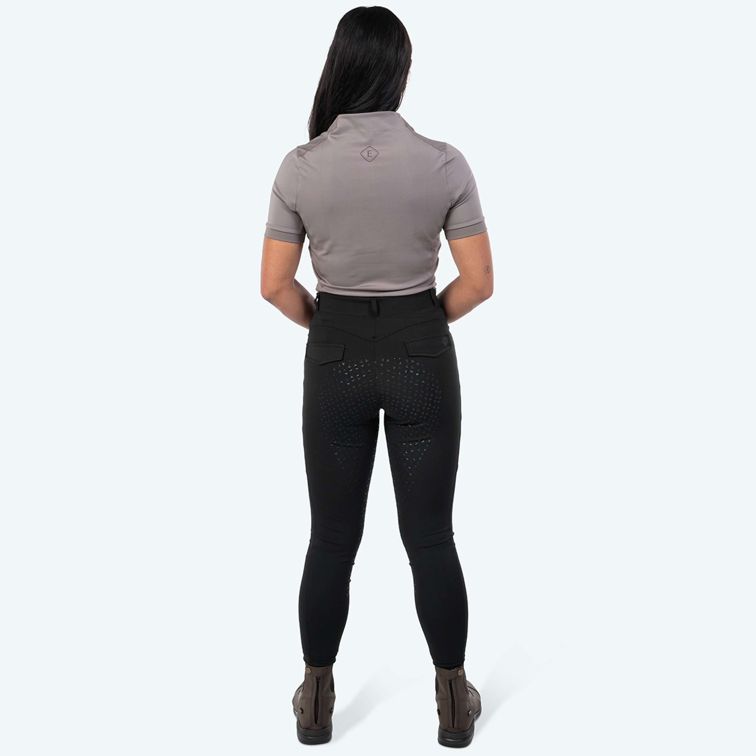 Elvera Equestrian Trainingsshirt EEVexa Kurze Ärmel Walnuss