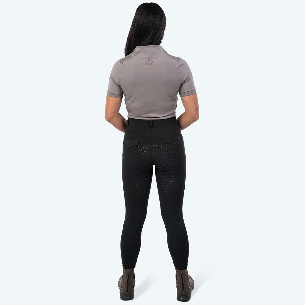 Elvera Equestrian Trainingsshirt EEVexa Kurze Ärmel Walnuss