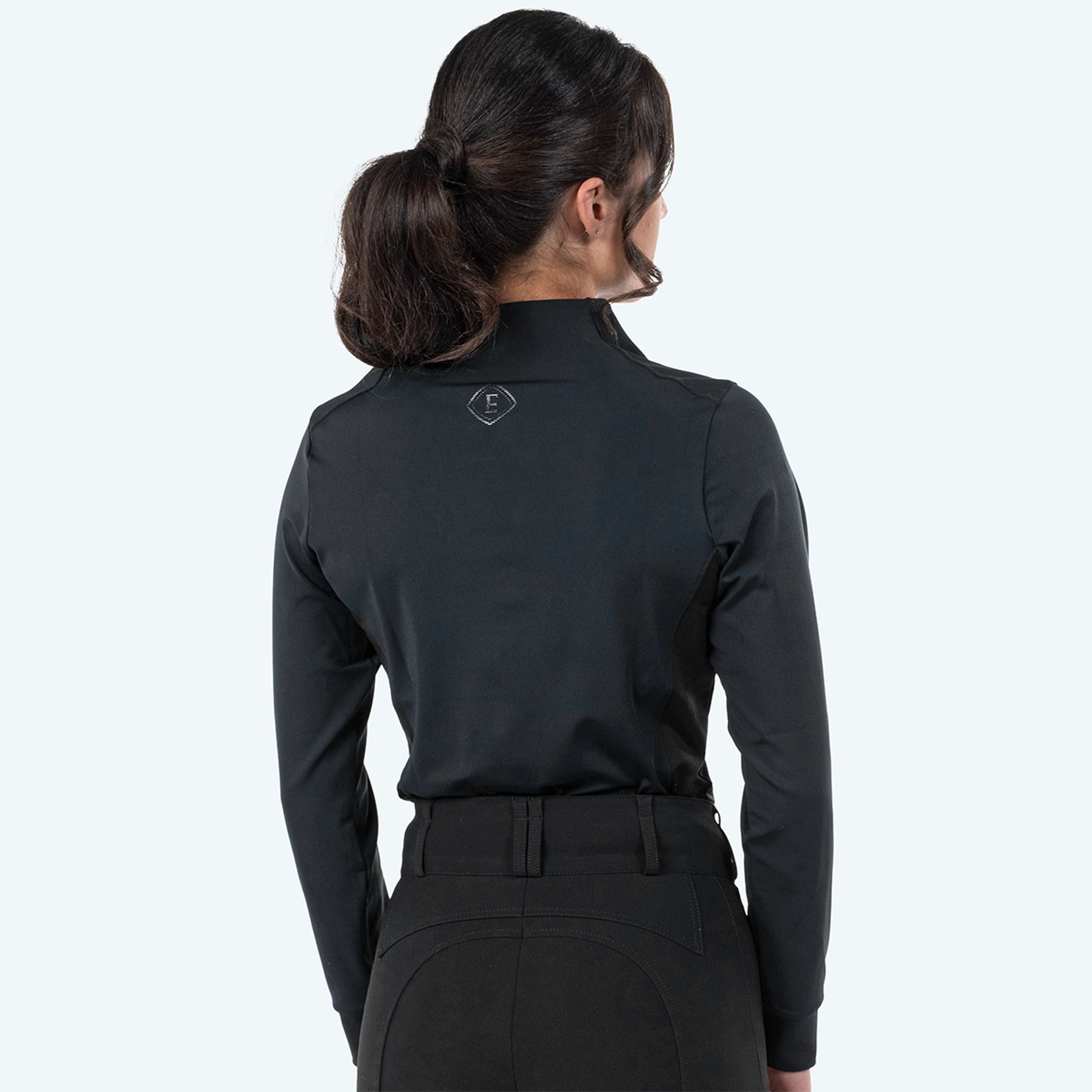 Elvera Equestrian Trainingsshirt EEMexa Lange Ärmel Schwarz